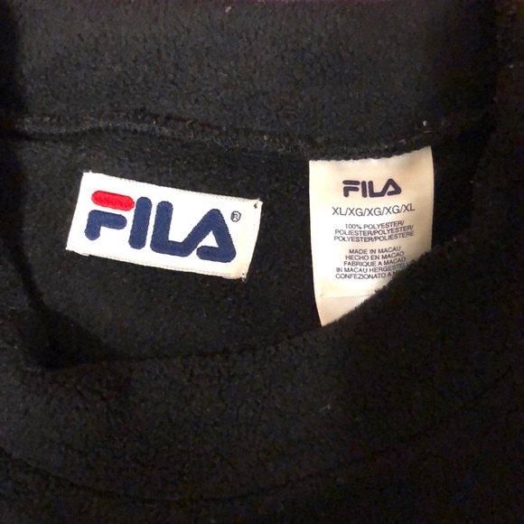 Vintage FILA Fleece Mockneck Pullover - Picture 4 of 4